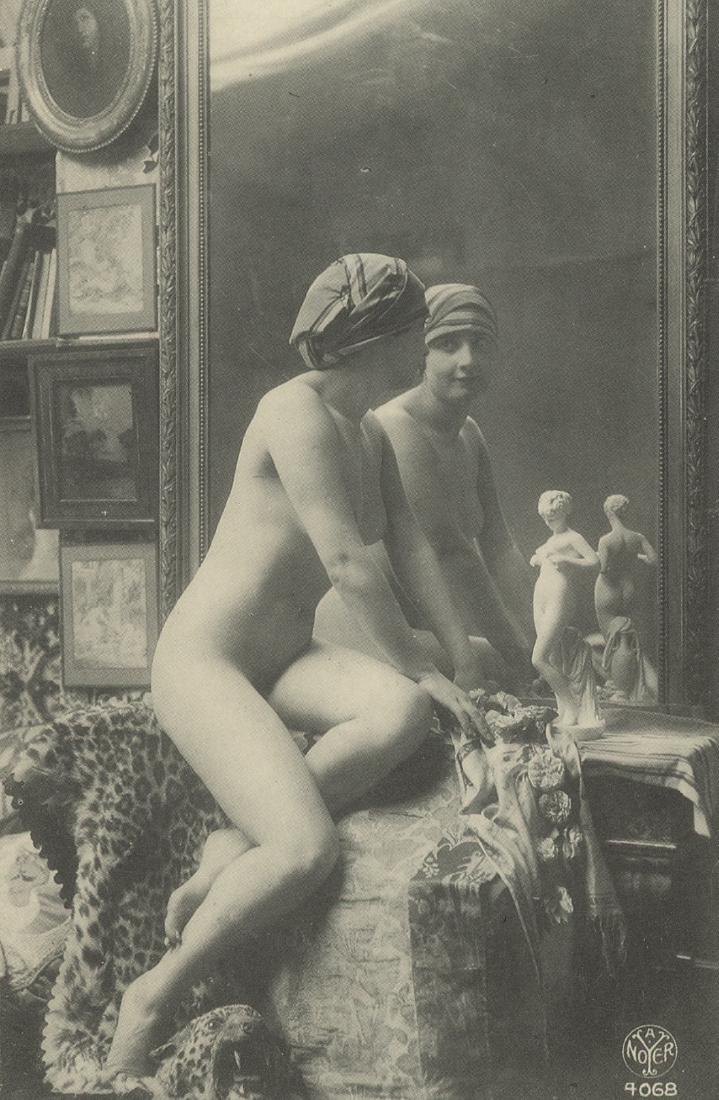 antique nude picture Went to the beach nude